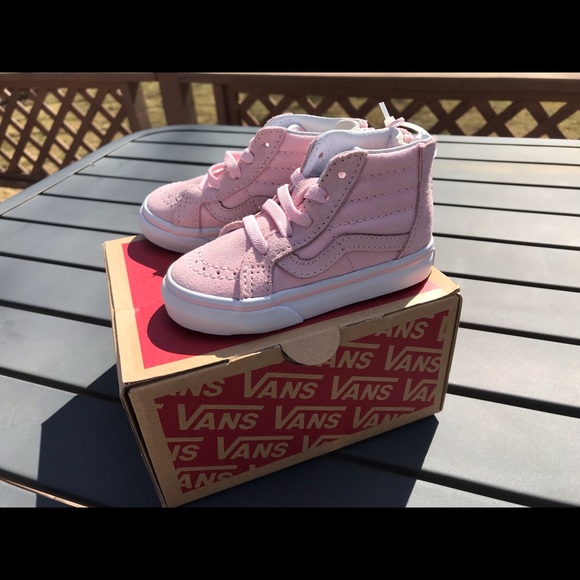 Vans Other - Vans Toddler Girls SK8-HI size 5 pink